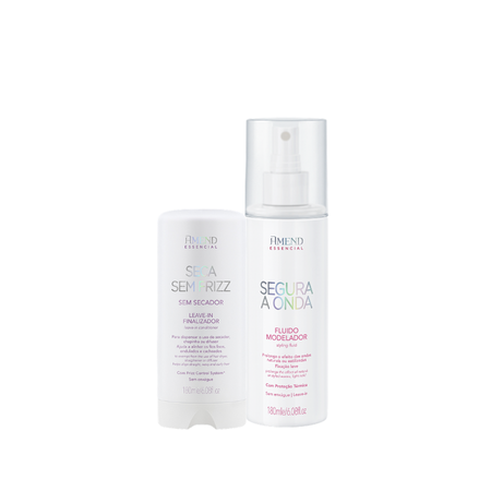 kit Seca Sem Frizz + Flu&iacute;do Segura a Onda